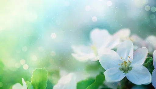 En gruppe hvite blomster